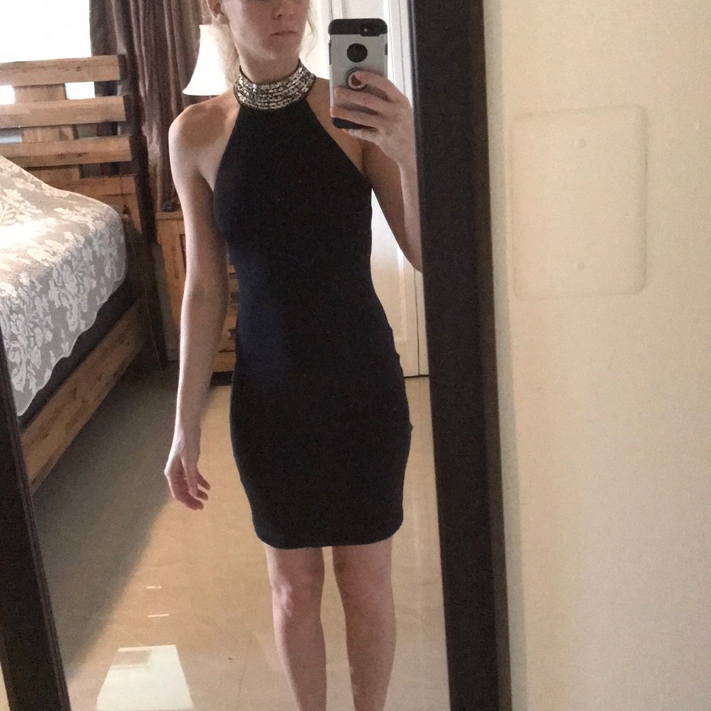 Bebe little black dress